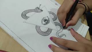How to Draw Illuminati Sketch in Under 5 Minutes for Beginners