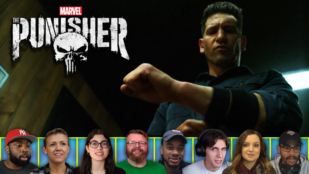 Reactors Reactions to the PUNISHER BATHROOM FIGHT | The Punisher 2x1 'Roadhouse Blues'