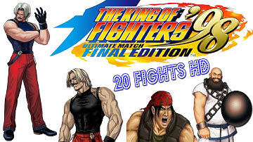 THE KING OF FIGHTERS 98 ULTIMATE MATCH FINAL EDITION Gameplay 20 Fights PC HD