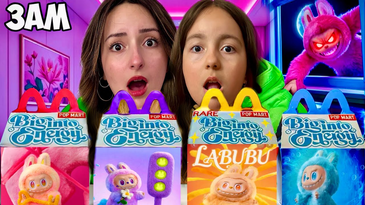 GECE 3’te LABUBU HAPPY MEALS SİPARİŞ VERME‼️PRENSES HİRANUR ZEYNEP 
