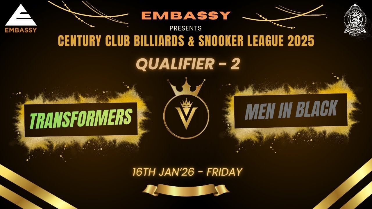 T3 - QUALIFIER 2 - TRANSFORMERS vs MEN IN BLACK - CCBSL 2025 - 16/1/26