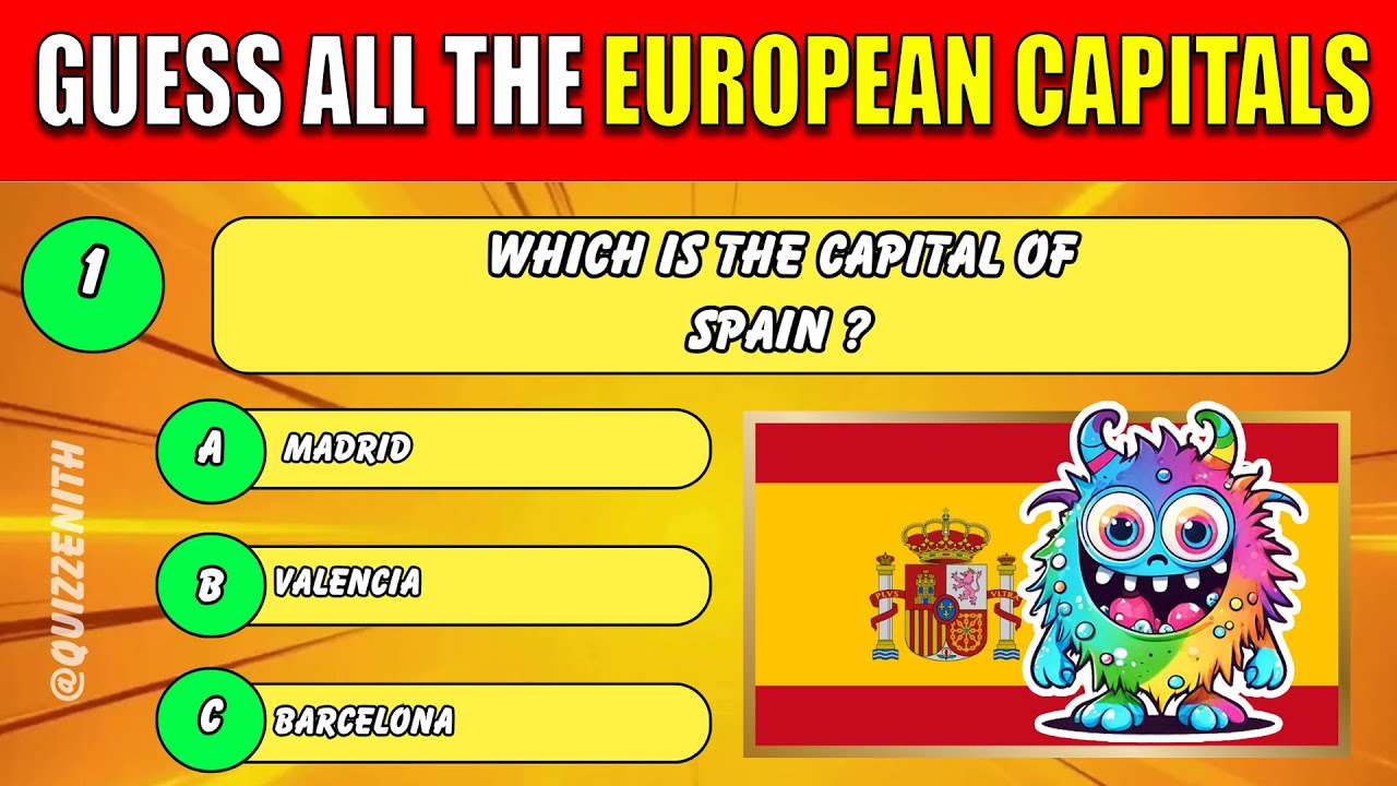 🗺 If You Can Get 11/15 On This European Capitals Quiz, You're Officially A  Genius - Quiz