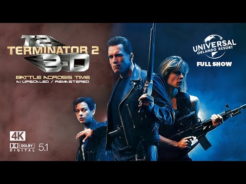 T2-3D: Battle Across Time (1996) REMASTERED Complete Show [4K AI UPSCALED | DOLBY 5.1 AUDIO]