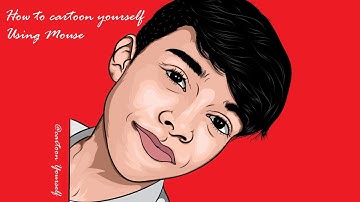 Cartoon yourself/ For Customer/ Speed art/Vector art Tutorial/ Vector portrait ( Adobe illustrator)