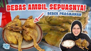 PRASMANAN ? AMBIL SEPUASNYA !! BEBEK & AYAM KAMPUNG PRASMANAN MAS BUDI ! #kulinerkediri