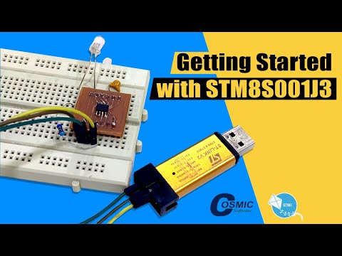 Getting Started with STM8S001J3 Microcontroller using STVD and Cosmic C compiler