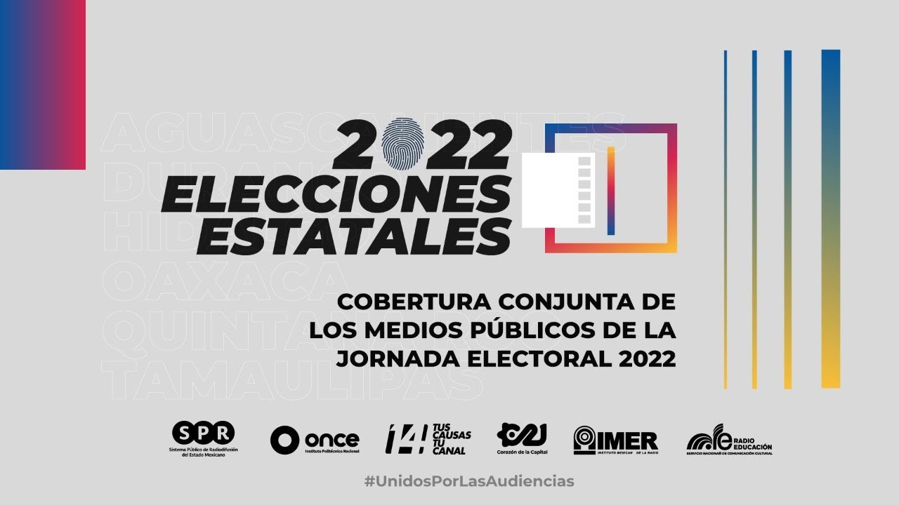 Cobertura conjunta de los medios públicos de la jornada electoral 2022