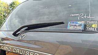 Prius Rear Wiper Upgrade From Cruiser Patch For The Toyota Land Cruiser