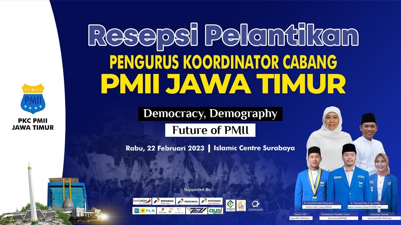 🔴LIVE PELANTIKAN DAN NGAJI KEBANGSAAN PKC PMII JAWA TIMUR