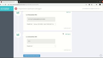 Bankverrichtingen inlezen via CODA-bestand