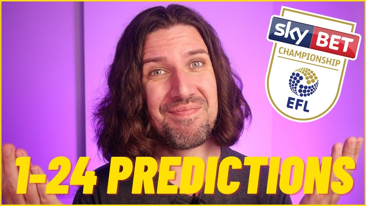 Championship 23/24 Predictions With @BenjaminBloom