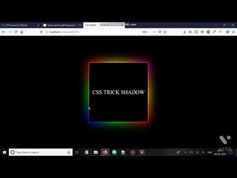 Colorful Glowing Effect using HTML & CSS | CypherMachine