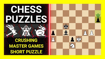 Chess Puzzles to Practice. Themes: Crushing, Master games, Short puzzle. Learn Chess