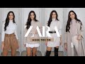 WINTER ZARA HAUL - NEW IN ZARA TRY ON HAUL 2020 - DECEMBER