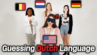Can American Identify Dutch and German Language?! (Netherland, Belgium, Germany) ㅣGUESS THE LANGUAGE