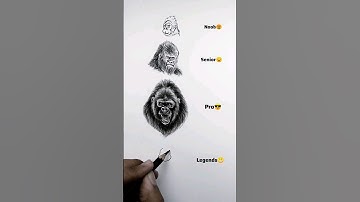 how to draw a king Kong #shorts #drawing #shorts #art #viral
