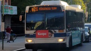 MTA NYCT | Riding 2009 OBI Orion VII NG HEV #4099 on the B26!