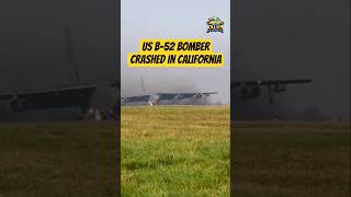 B52 Bomber Crash #defencenews #indiandefence #warfaretoday #f35 #shorts
