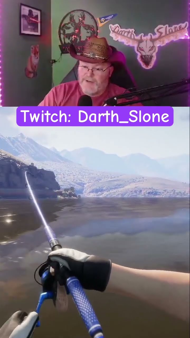 Mamlambo jumped out of the water #fishing #twitch #gaming #darthslone