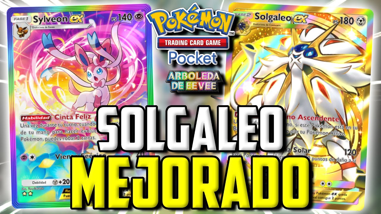 ¡ACTUALIZADO! JUGANDO el NUEVO MAZO de SOLGALEO EX en POKEMON TCG ...