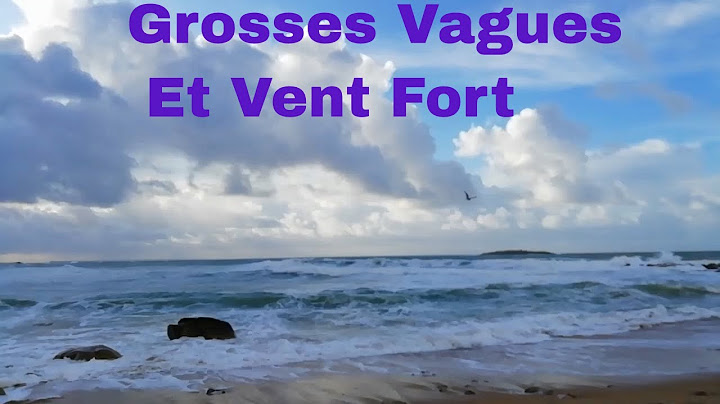 Tempête et mer déchainée sud morbihan
