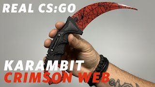 Real Csgo Knives - Karambit - Crimson Web - Knify