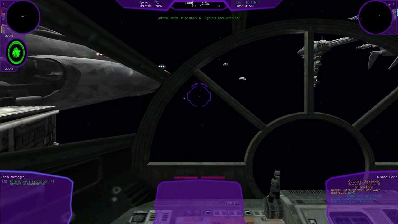 XWing Alliance Death Star II Attack Opening sequence YouTube