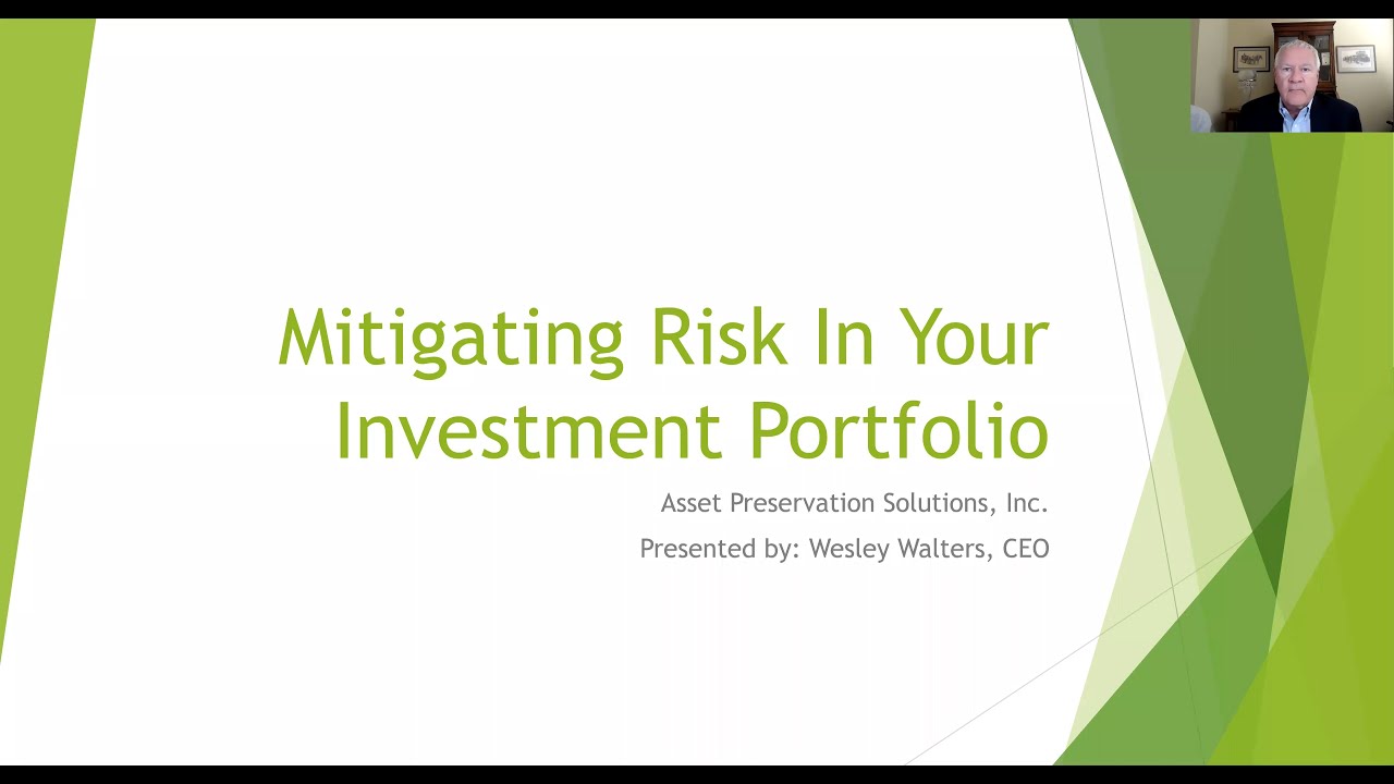 Mitigating Risk In Your Investment Portfolio YouTube