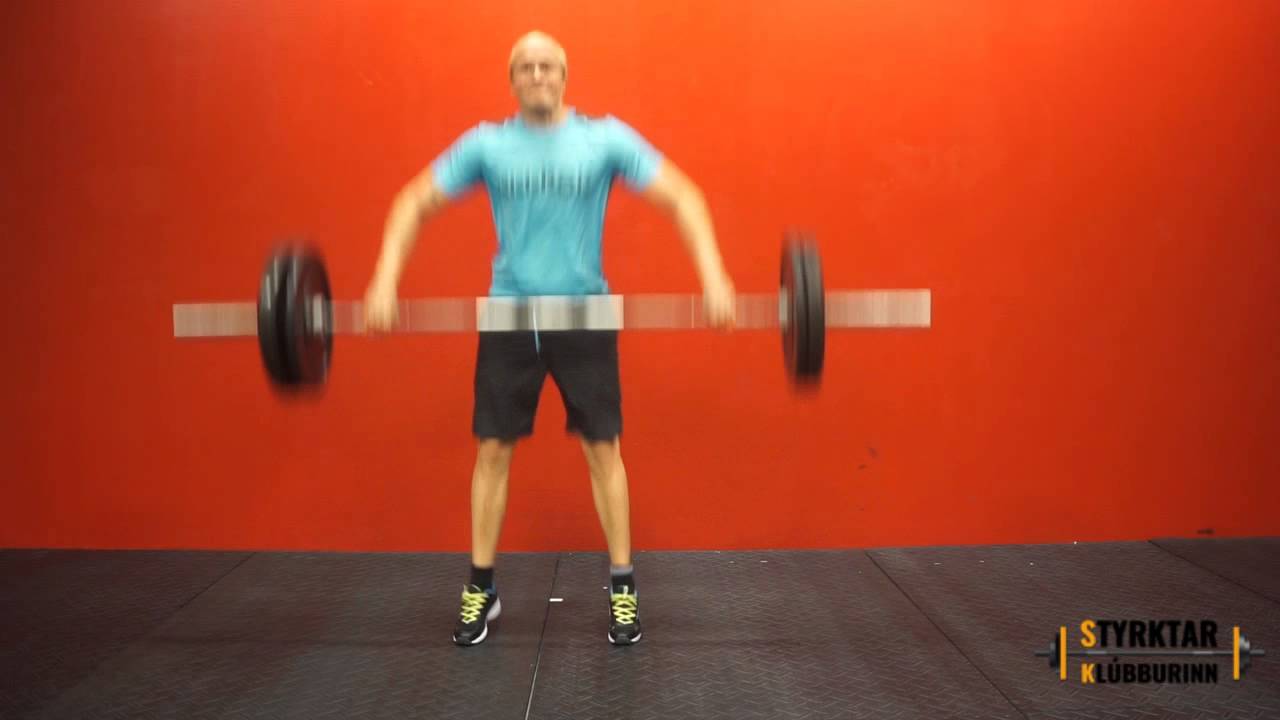 Snatch grip high pull YouTube