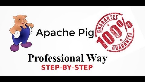 Installation of Apache PIG | professional way