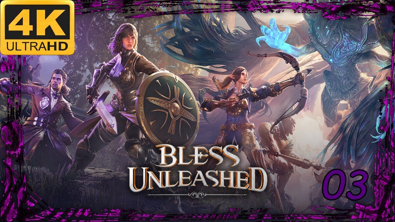 BLESS UNLEASHED 4K UHD Gameplay Walkthrough | EPISODE 3 - LEVELING MAGE | Xbox One X