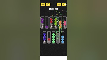 Ball sort puzzle level 280 #ballsortpuzzle
