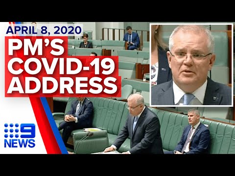 Coronavirus: Morrison addresses parliament on COVID-19 | Nine News Australia