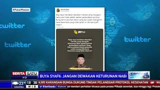 Buya Syafii Maarif: Mendewa-dewakan Keturunan Nabi adalah Perbudakan Spiritual