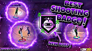 BEST SHOOTING BADGE IN NBA 2K20 AFTER PATCH 8! GREEN MACHINE HALL OF FAME BADGE BUFFED! MUST WATCH!