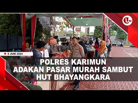 POLRES KARIMUN ADAKAN PASAR MURAH | U-NEWS