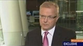 Rehn Says Greek Debt Restructuring 'Not Part of Agenda'