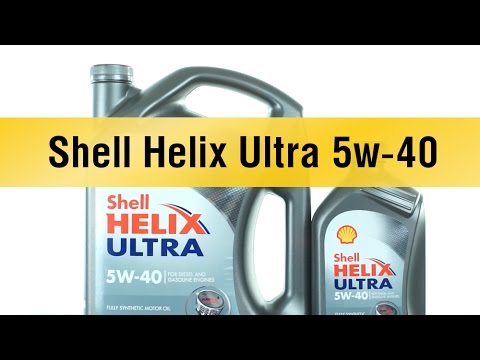 Моторное масло Shell Helix Ultra 5w-40