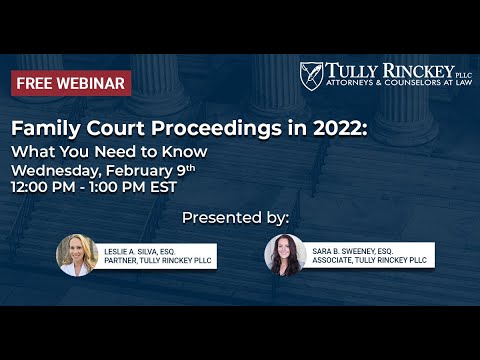 Family Court Proceedings In 2022: What You Need To Know | Tully Rinckey PLLC