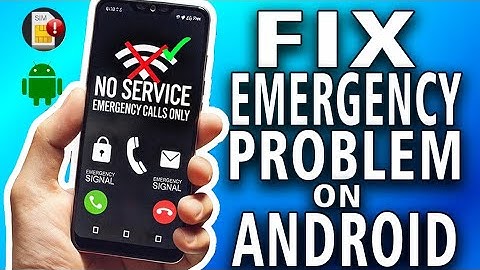 How To Fix Emergency Call Only No Service No Sim Card Problem on Android