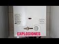 Mi calentador de agua a gas, DA EXPLOSIONES, cuando abro el grifo de agua caliente