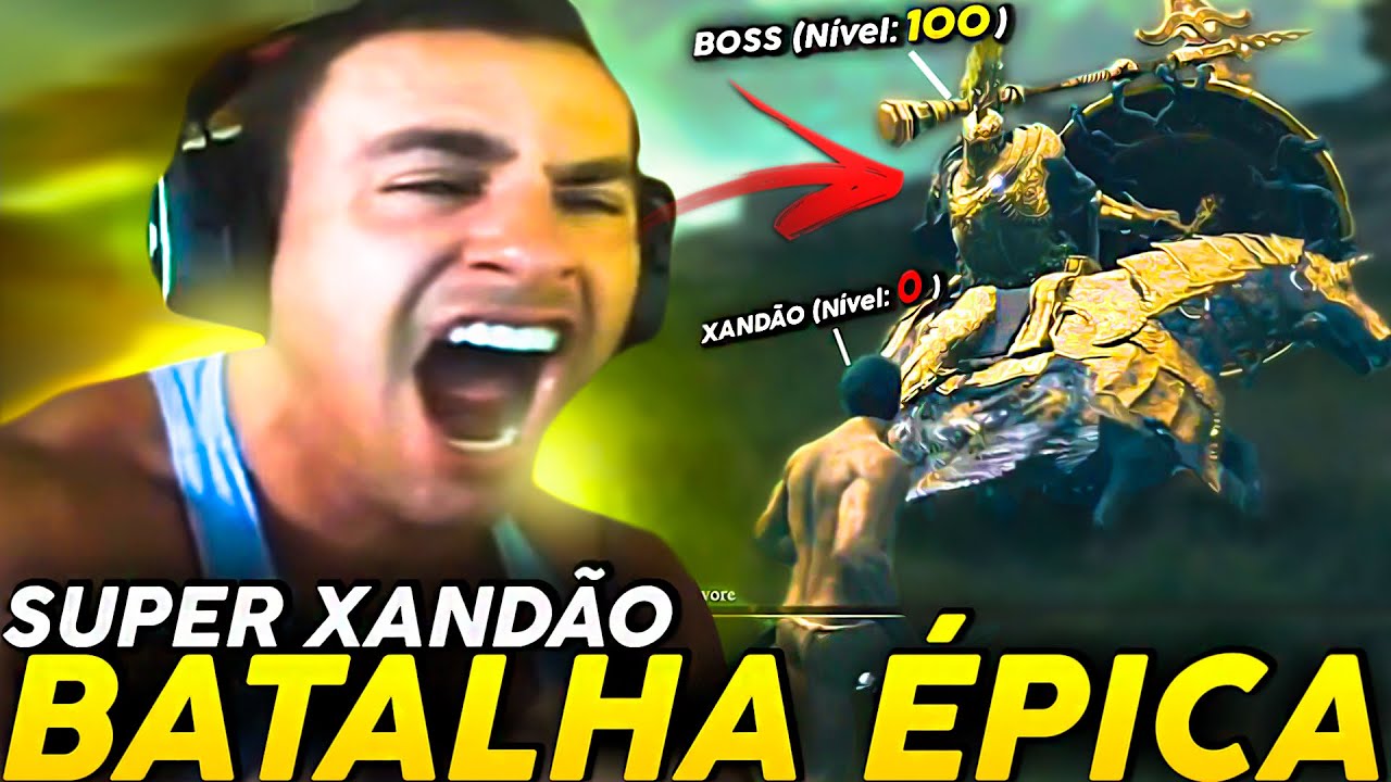 SUPER XANDÃO JOGANDO ELDEN RING - BATALHA ÉPICA!!!