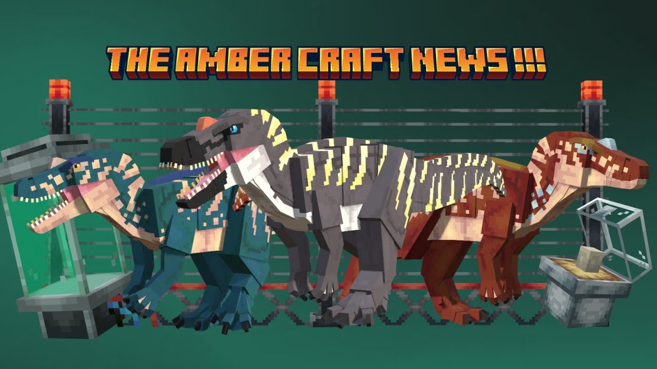 New features of my addon: amber craft🦖🦕