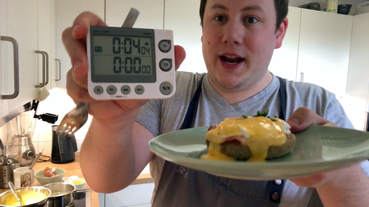 Ruben did the "French Guy Cooking EggsBeneQuick " Challenge in 4 Min