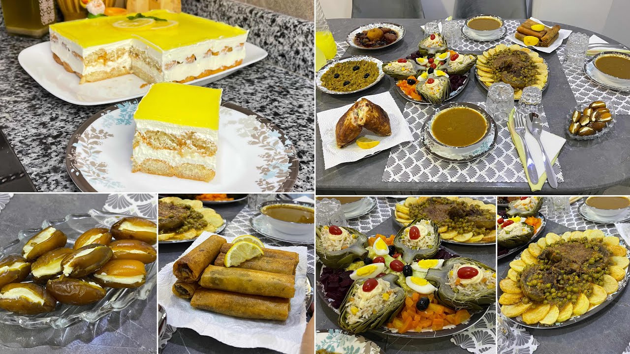 روتيني تاني يوم رمضان🌙 تجهيز طاولة كاملة مع بعضنا/ سلطة تشهي😍 تيراميسو الليمون🍋 جلبان باللحم 😍