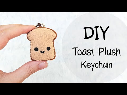 DIY Easy-Sew Food Plushie Keychains