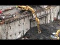 Cat 385CL Excavator loading mud to the max