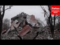 Footage Shows Aftermath Of Russian Airstrike On Kramatorsk, Ukraine