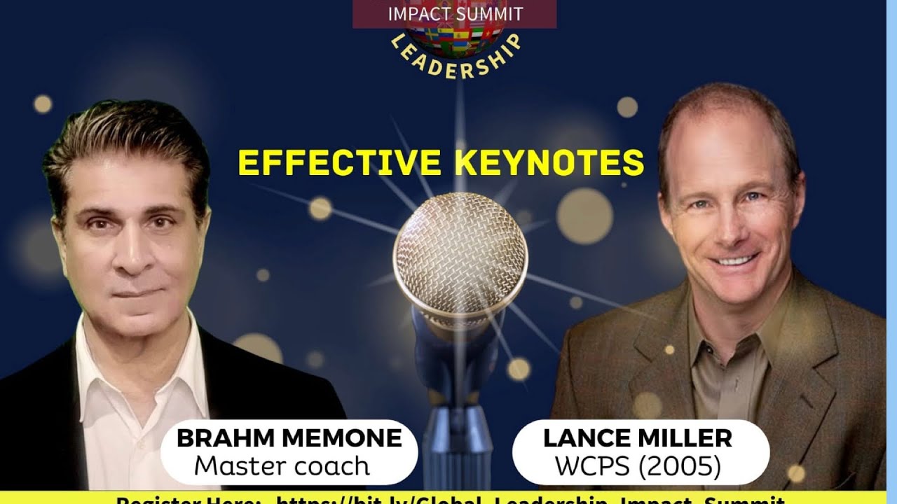 Effective keynotes with lance Miller - Global Keynote Challenge - YouTube