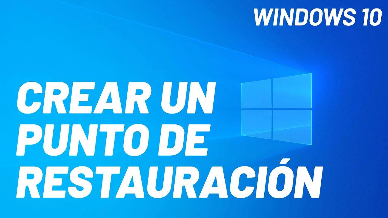 Crear un punto de restauración Windows 10 ️ FÁCIL Y RÁPIDO 2022 YouTube Crear un punto de restauración Windows 10 ️ FÁCIL Y RÁPIDO 2022 YouTube